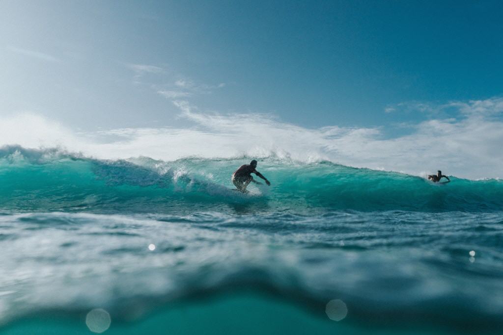 Dank Passatwinde ein Paradies für Surfer
