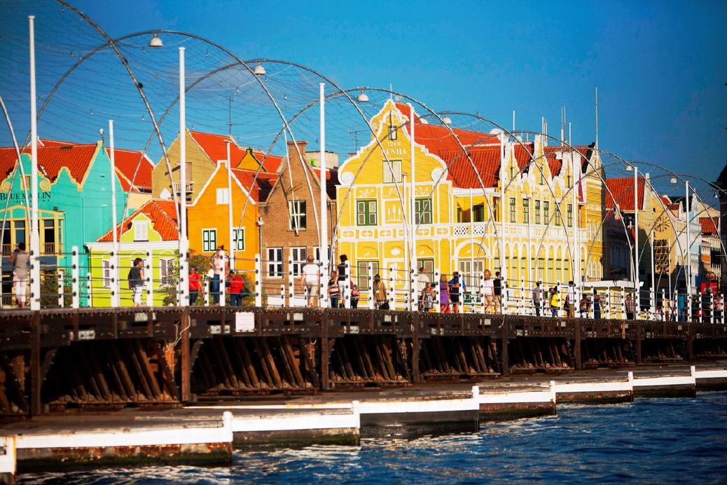 Bunte Handelskade von Willemstad
