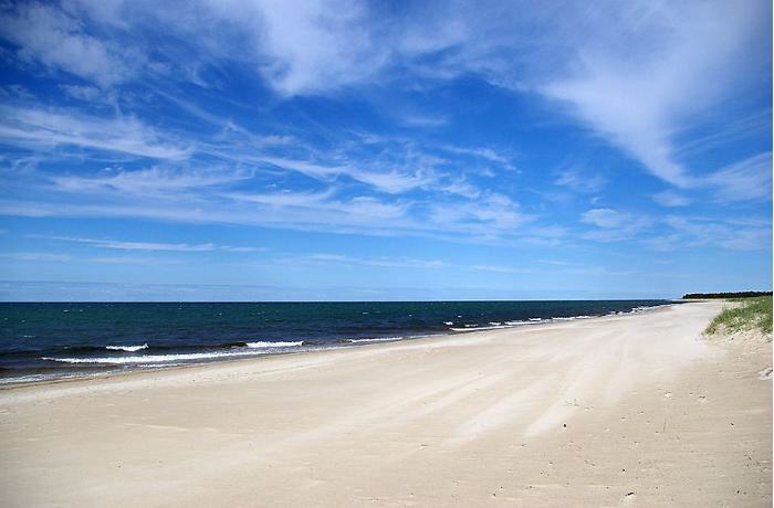 Estland:  Strand von Nõva, an der Westküste