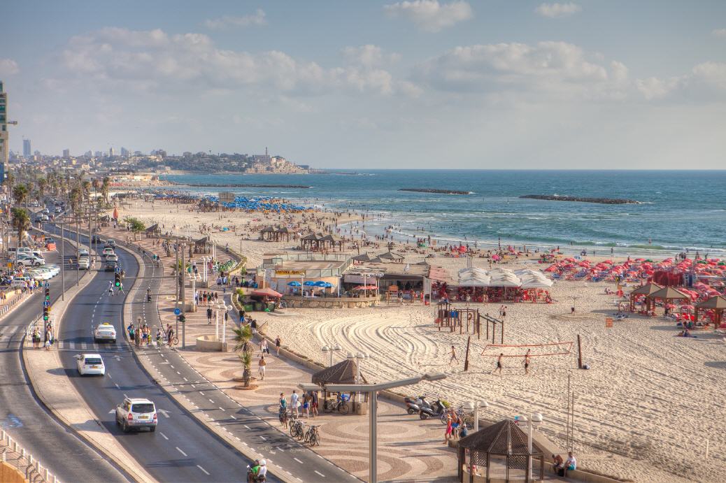 Strand von Tel Aviv