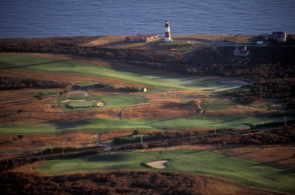 Nantucket, Sankaty Head Lighthouse, Golf Course