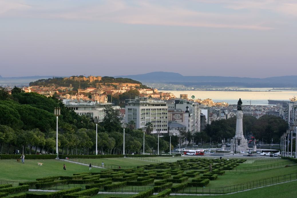 Park Eduardo VII in Lissabon