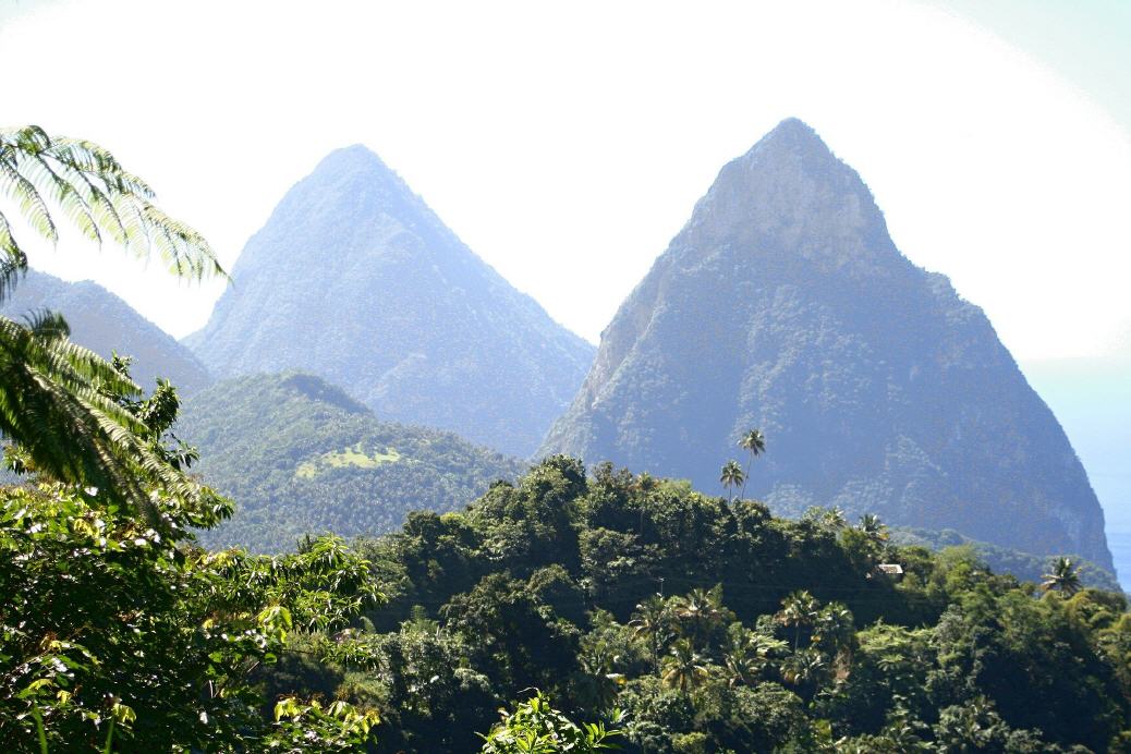 Pitons, die Wahrzeichen von St. Lucia