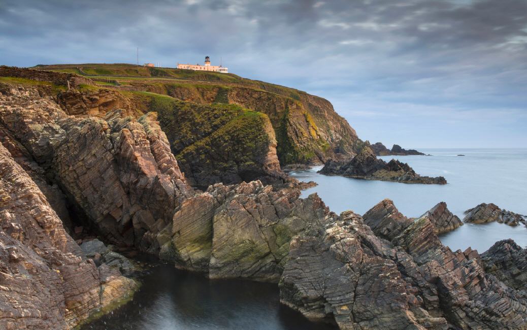 Sumburgh Lighthouse auf der Shetlandinsel Mainland