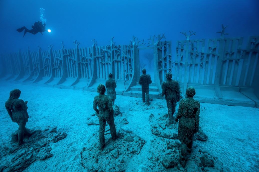 Unterwasser-Skulpturenpark