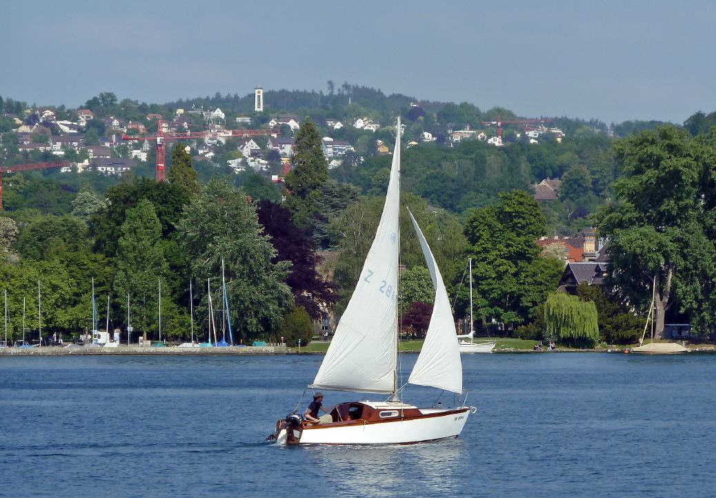 Segeln auf dem Zürichsee
